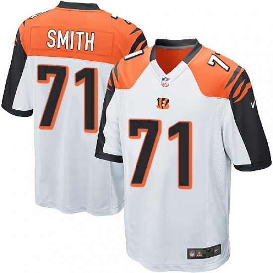 Men's Nike Cincinnati Bengals #71 Andre Smith Game White NFL Jersey - Ujersey