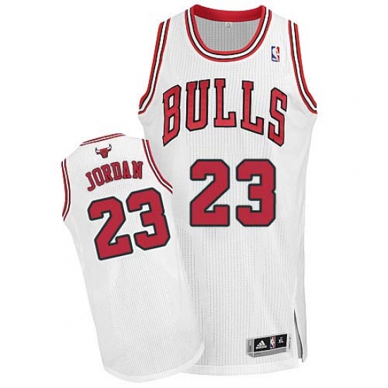 Youth Adidas Chicago Bulls #23 Michael Jordan Authentic White Home NBA Jersey - Ujersey
