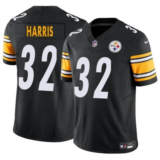 Men's Pittsburgh Steelers #32 Franco Harris Black 2024 F.U.S.E. Alternate Vapor Untouchable Limited Stitched Jersey - Ujersey