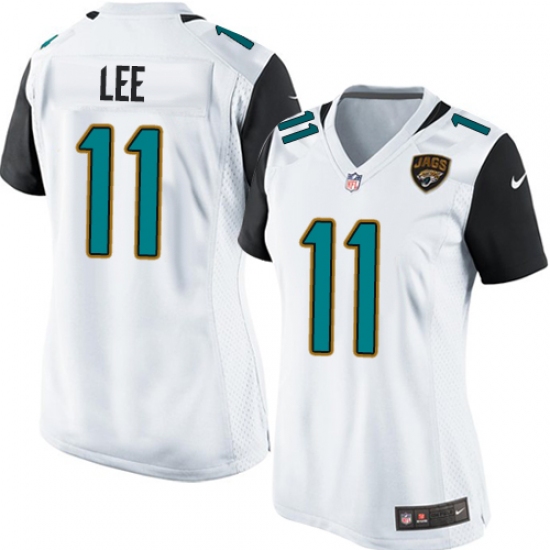 Women's Nike Jacksonville Jaguars #11 Marqise Lee Game White NFL Jersey - Ujersey