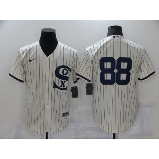Men's Chicago White Sox #88 Luis Robert Cream Game 2021 Field of Dreams Jersey - Ujersey