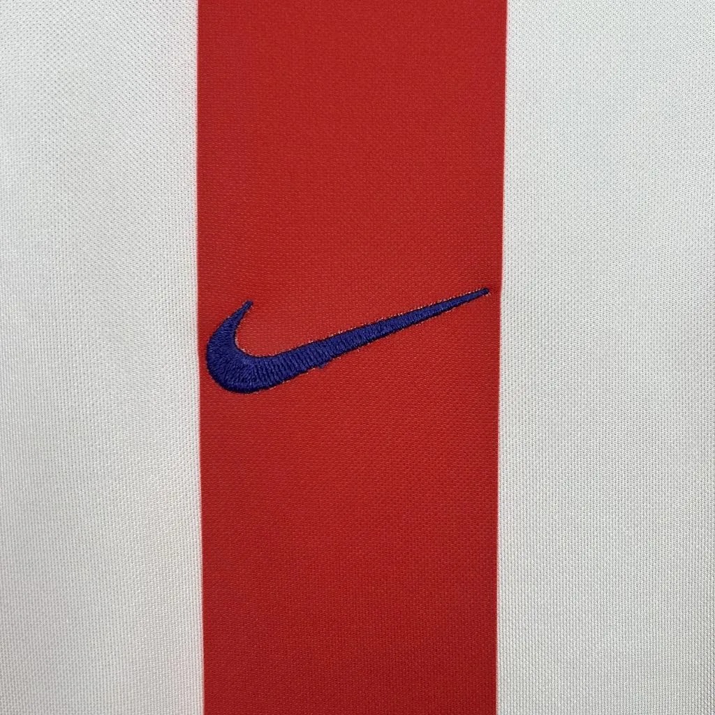 Atletico Madrid Retro Soccer Jersey Home Shirt 2002-03 - Ujersey NHL