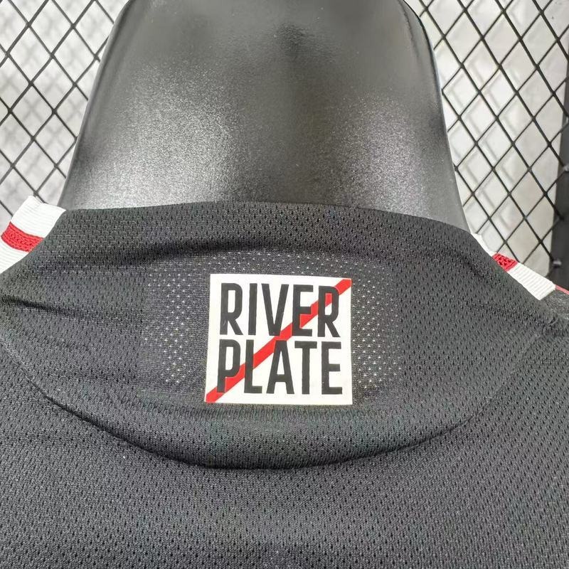 River Plate Soccer Jersey Away Long Sleeve Shirt 2025/26 - U-jersey