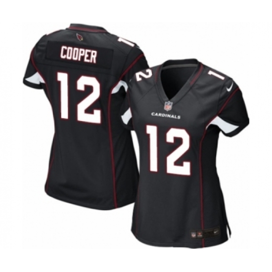 Women's Nike Arizona Cardinals #12 Pharoh Cooper Game Black Alternate NFL Jersey - Ujersey