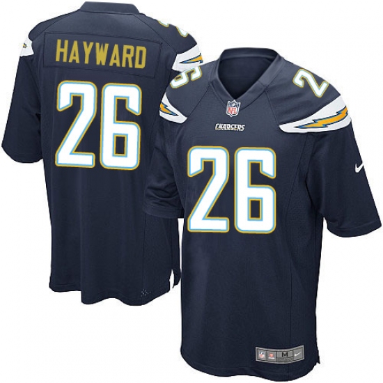 Men's Nike Los Angeles Chargers #26 Casey Hayward Game Navy Blue Team Color NFL Jersey - Ujersey