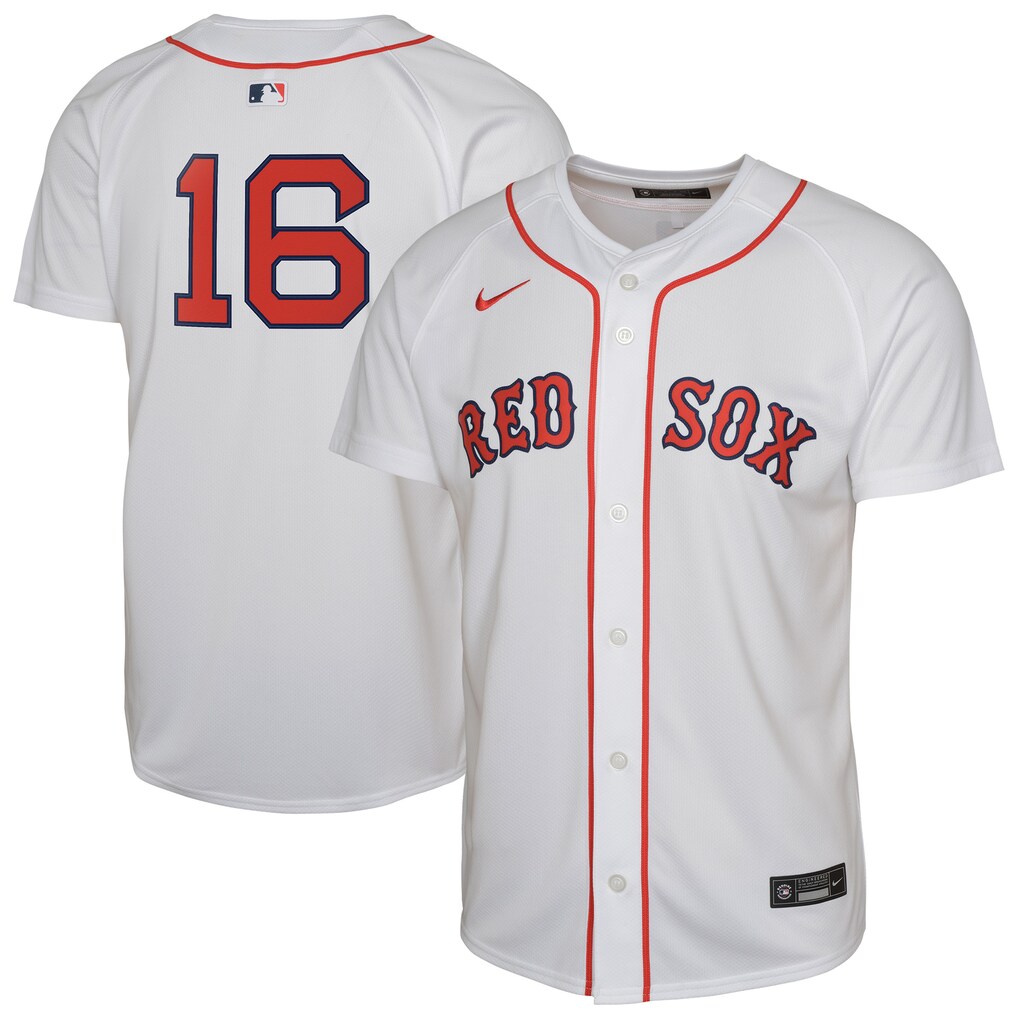 Youth Boston Red Sox Jarren Duran Nike White Limited Player Jersey - Ujersey NHL