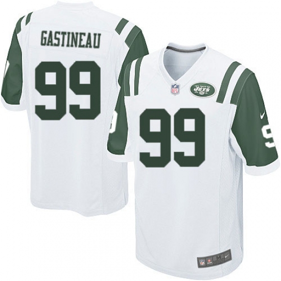 Men's Nike New York Jets #99 Mark Gastineau Game White NFL Jersey - Ujersey