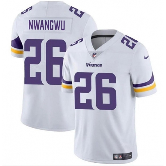Men's Minnesota Vikings #26 Kene Nwangwu White Vapor Untouchable Limited Stitched Jersey - Ujersey