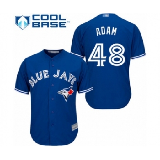 Youth Toronto Blue Jays #48 Jason Adam Authentic Blue Alternate Baseball Player Jersey - Ujersey