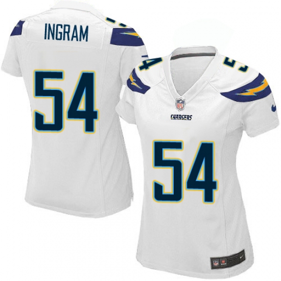 Women's Nike Los Angeles Chargers #54 Melvin Ingram Game White NFL Jersey - Ujersey