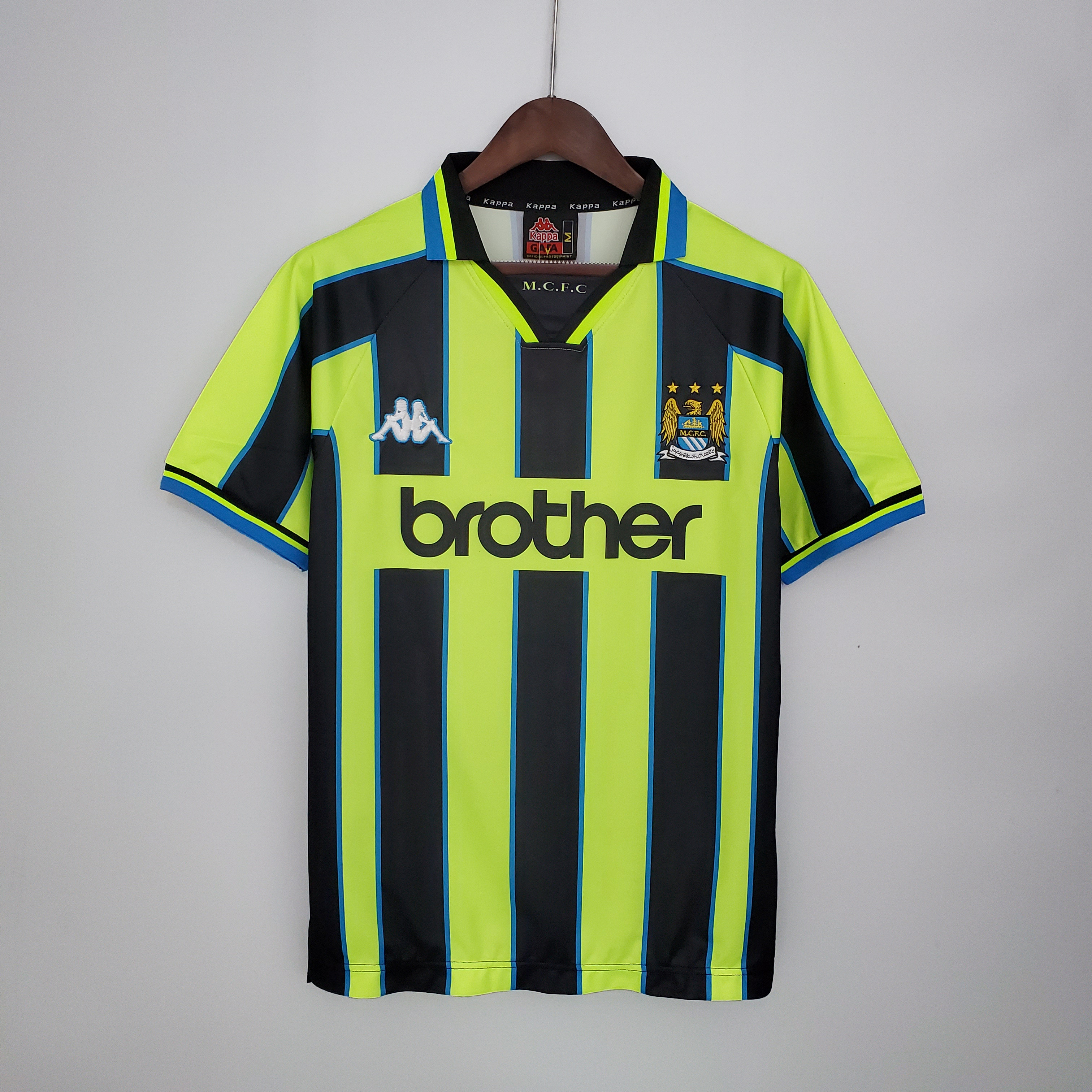 Manchester City Retro Away Football Jersey Shirt 1998/99 - Ujersey NHL