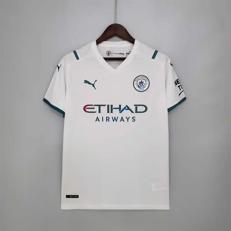 Manchester City Retro Away Football Jersey Shirt 2021/22 - Ujersey NHL