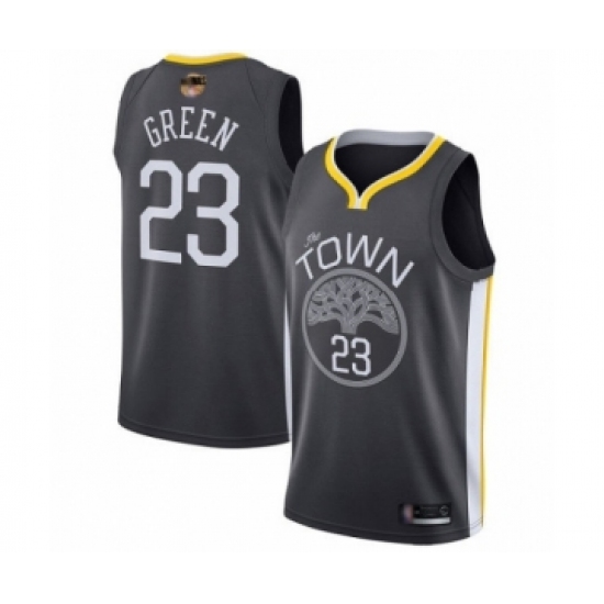 Youth Golden State Warriors #23 Draymond Green Swingman Black 2019 Basketball Finals Bound Basketball Jersey - Statement Edition - Ujersey