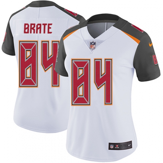 Women's Nike Tampa Bay Buccaneers #84 Cameron Brate Elite White NFL Jersey