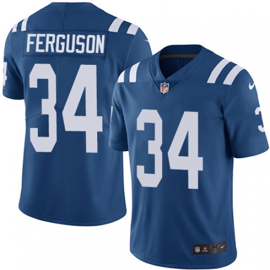 Youth Nike Indianapolis Colts #34 Josh Ferguson Elite Royal Blue Team Color NFL Jersey - Ujersey