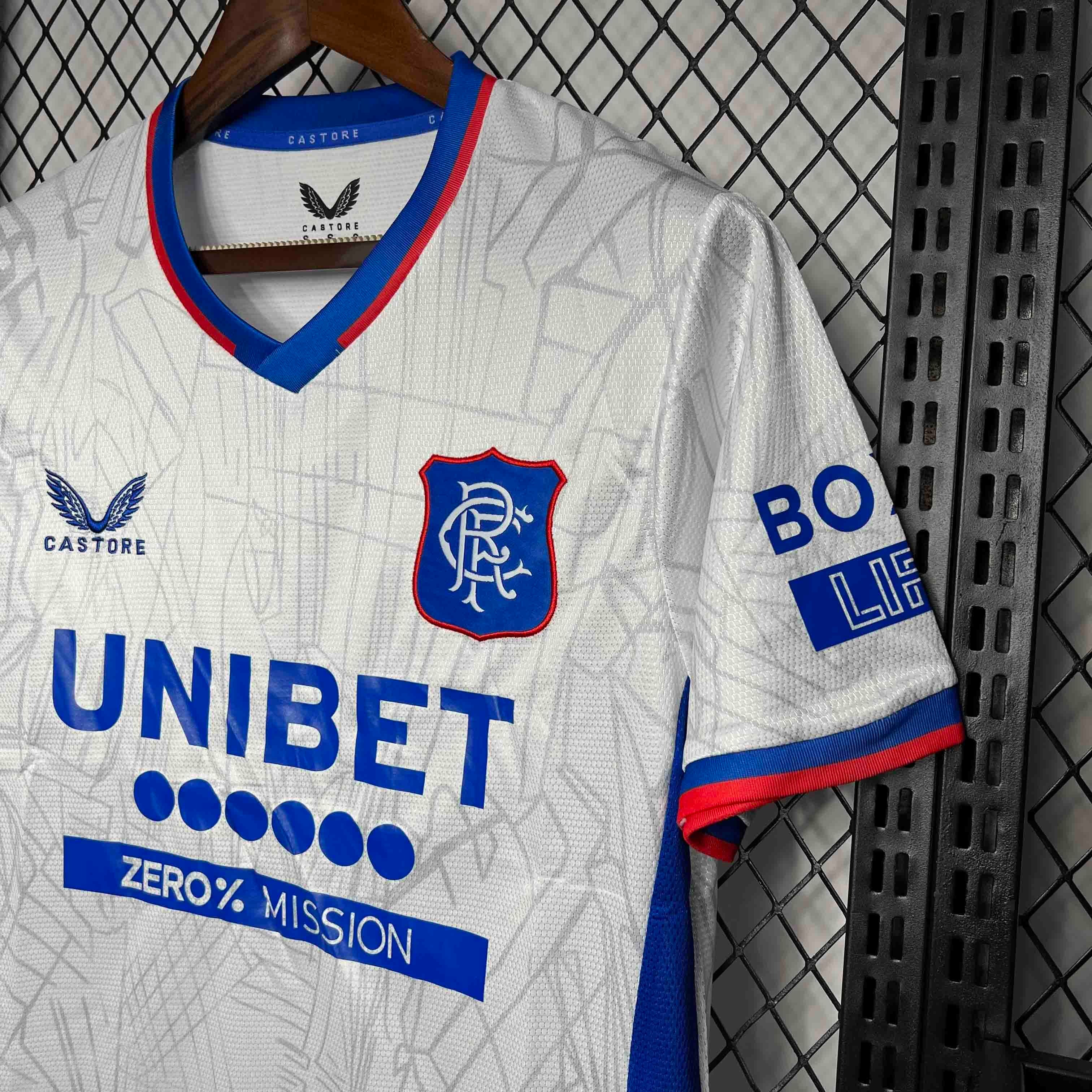 Rangers FC Soccer Jersey Away Custom Shirt 2024/25 - U-jersey