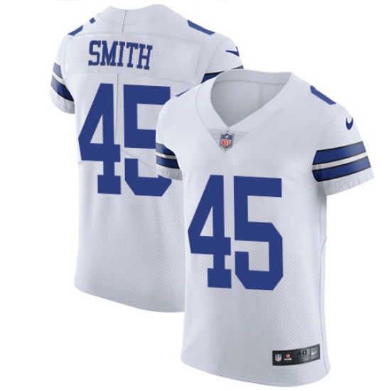 Men's Nike Dallas Cowboys #45 Rod Smith White Vapor Untouchable Elite Player NFL Jersey - Ujersey