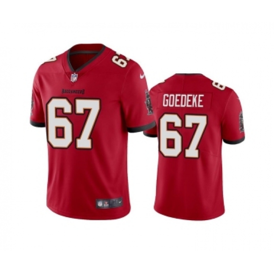 Men's Tampa Bay Buccaneers #67 Luke Goedeke Red Vapor Untouchable Limited Stitched Jersey - Ujersey
