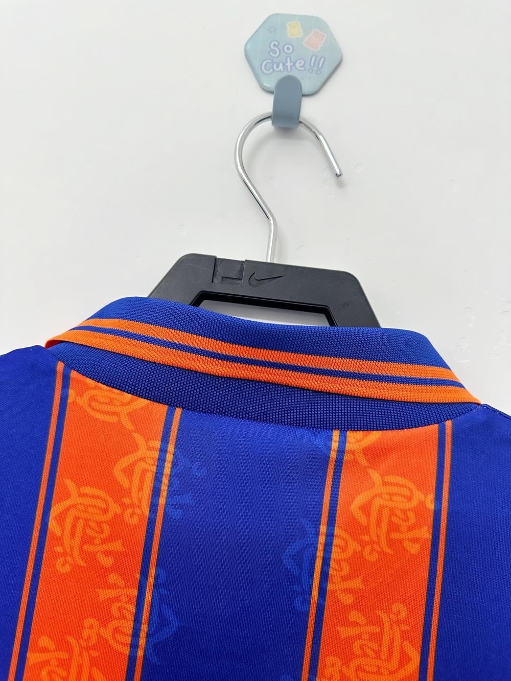 Rangers FC Retro Soccer Jersey Away Custom Shirt 1993-94 - ujerseystore