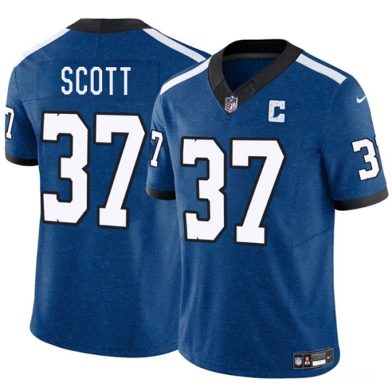 Men's Indianapolis Colts #9 Ajou Ajou Blue 2025 Vapor Limited Football Stitched Jersey