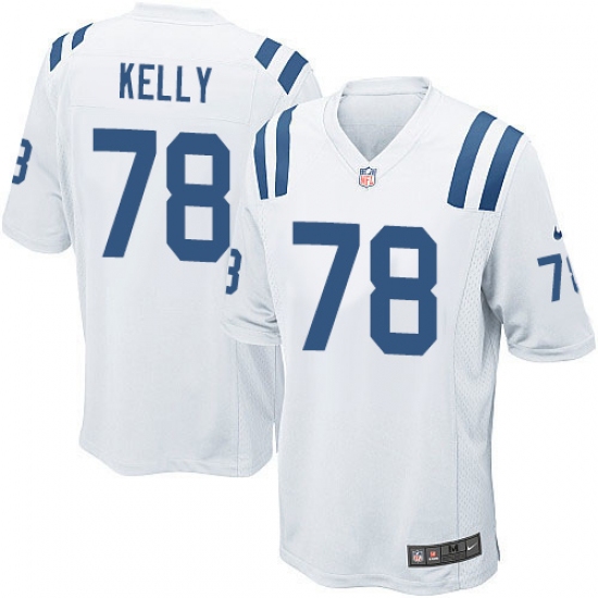 Men's Nike Indianapolis Colts #78 Ryan Kelly Game White NFL Jersey - Ujersey