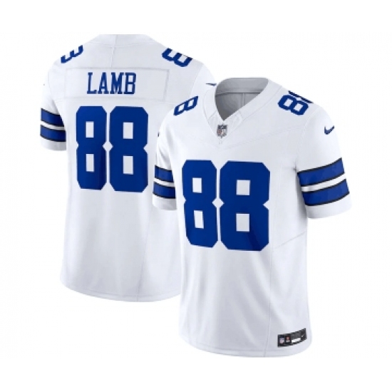 Men's Nike Dallas Cowboys #88 CeeDee Lamb White 2023 F.U.S.E. Limited Stitched Football Jersey - Ujersey