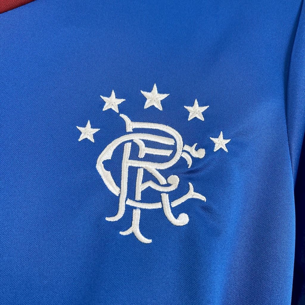 Rangers FC Retro Soccer Jersey Home Custom Shirt 2015-16 - ujerseystore