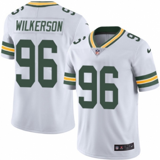 Youth Nike Green Bay Packers #96 Muhammad Wilkerson White Vapor Untouchable Limited Player NFL Jersey - Ujersey