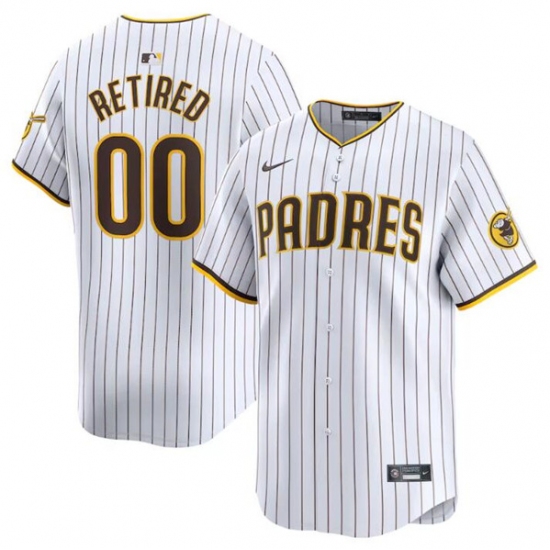 Men's San Diego Padres Customized White 2024 Home Limited Stitched Jersey - Ujersey