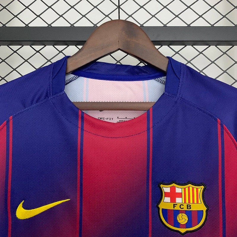Barcelona Home Soccer Jersey Custom Shirt 2025/26 - ujerseystore