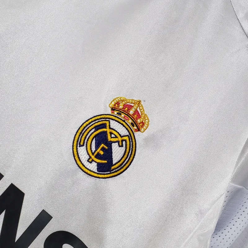 Real Madrid Retro Jersey Home Custom Soccer Shirt 2004-05 - ujerseystore