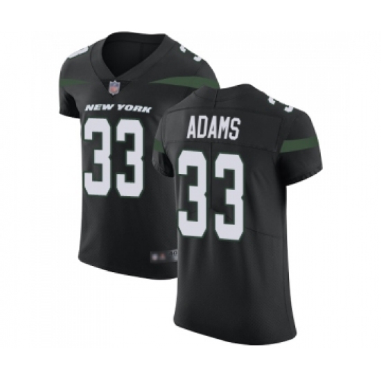 Men's New York Jets #33 Jamal Adams Black Alternate Vapor Untouchable Elite Player Football Jersey - Ujersey