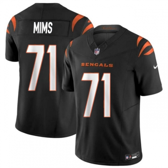 Men's Cincinnati Bengals #71 Amarius Mims Black 2024 Draft F.U.S.E Vapor Untouchable Limited Football Stitched Jersey - Ujersey