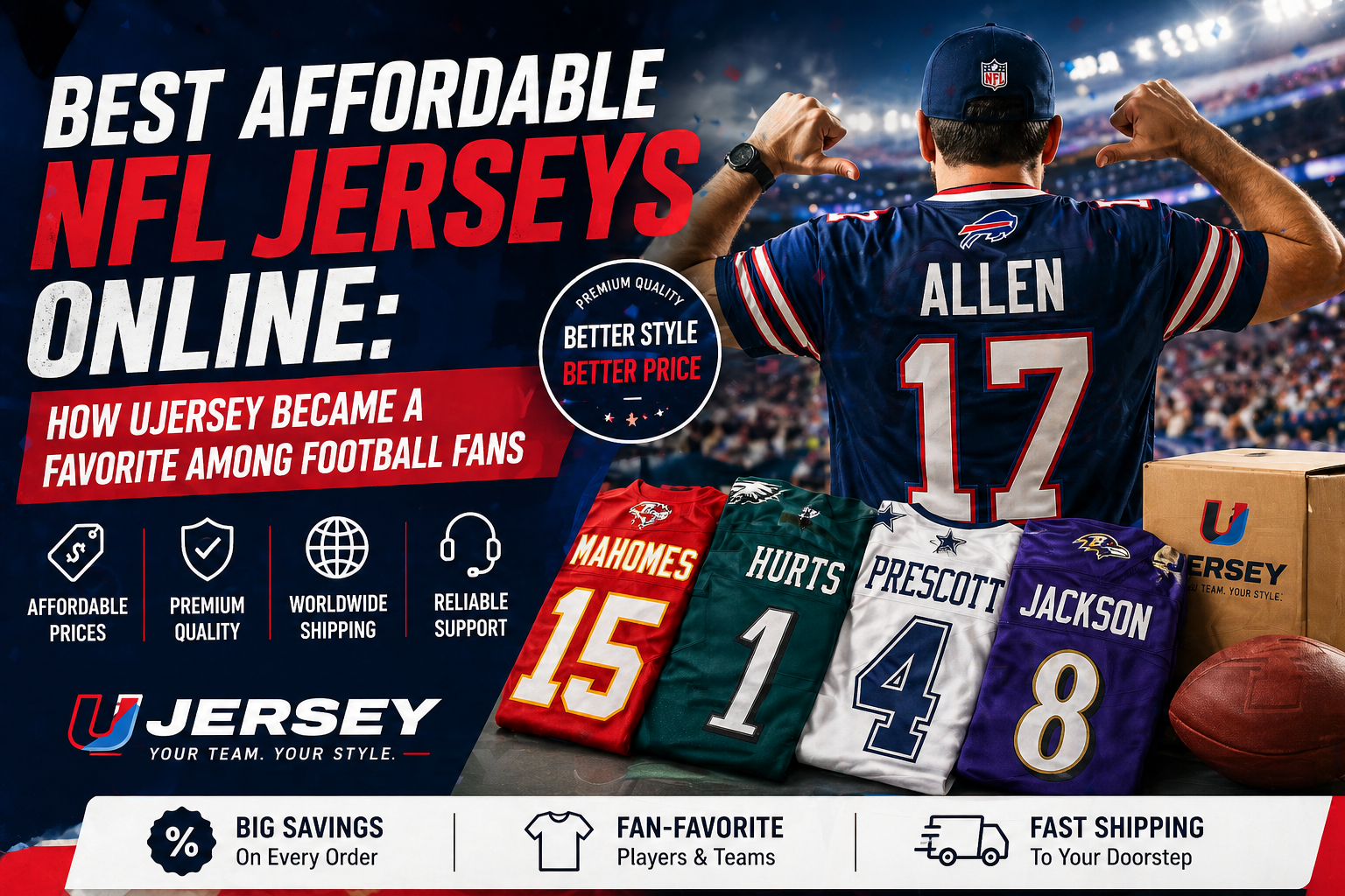 Best Affordable NFL Jerseys Online: How Ujersey Became a Favorite Among Football Fans - U-jersey