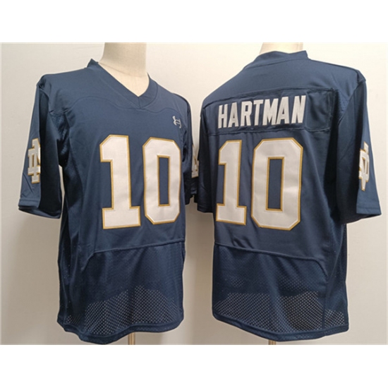 Men's USC Trojans #10 Sam Hartman Navy With Name Stitched Jersey - Ujersey