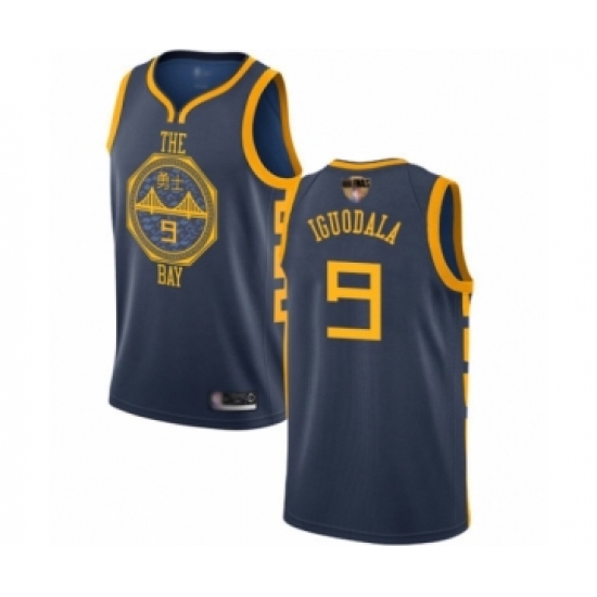 Women's Golden State Warriors #9 Andre Iguodala Swingman Navy Blue Basketball 2019 Basketball Finals Bound Jersey - City Edition - Ujersey