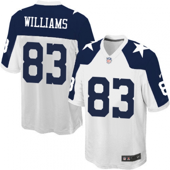 Men's Nike Dallas Cowboys #83 Terrance Williams Game White Throwback Alternate NFL Jersey - Ujersey