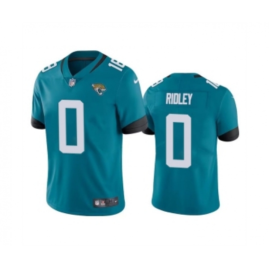 Men's Jacksonville Jaguars #0 Calvin Ridley Teal Vapor Untouchable Limited Stitched Jersey - Ujersey