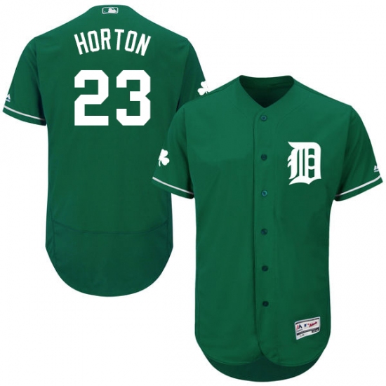 Men's Majestic Detroit Tigers #23 Willie Horton Green Celtic Flexbase Authentic Collection MLB Jersey - Ujersey