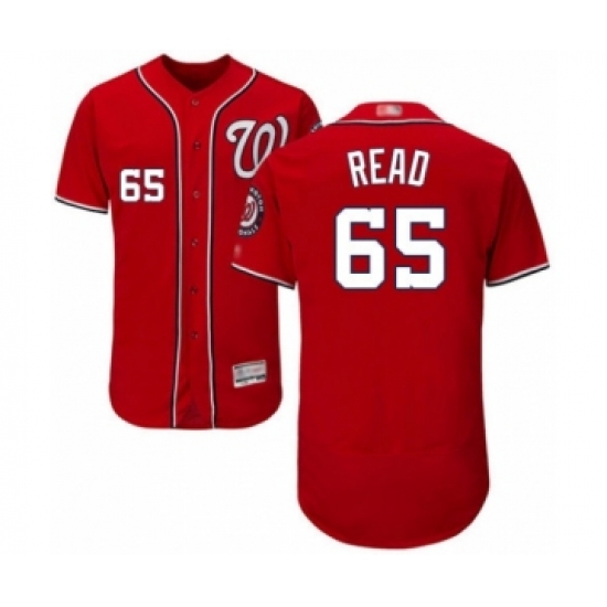 Men's Washington Nationals #65 Raudy Read Red Alternate Flex Base Authentic Collection Baseball Player Jersey - Ujersey