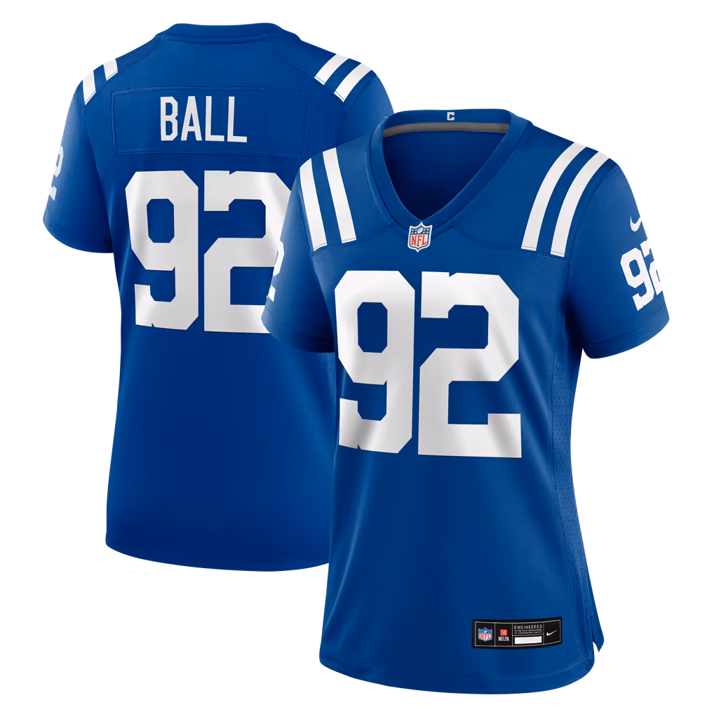 Women's Indianapolis Colts Cameron Ball Nike Royal Team Game Jersey - Ujersey