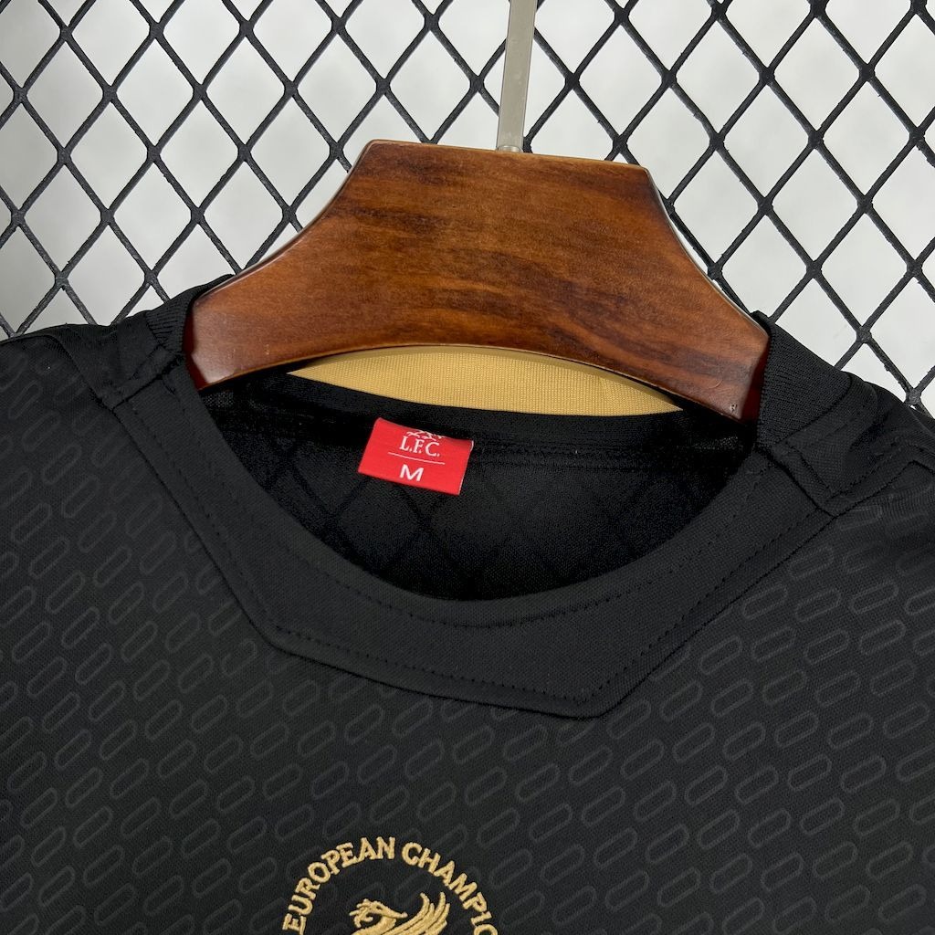 Liverpool Football Jersey 20th Anniversary Istanbul Black Custom Shirt 2025/26