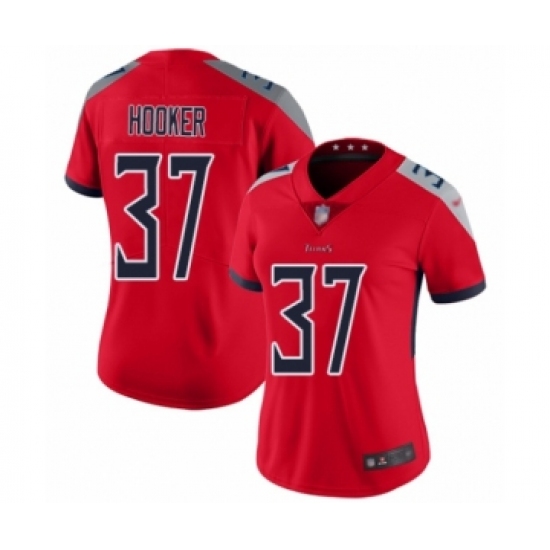 Women's Tennessee Titans #37 Amani Hooker Limited Red Inverted Legend Football Jersey