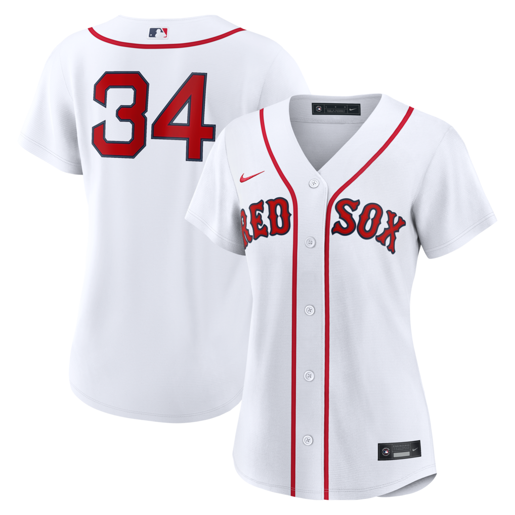 Women's Boston Red Sox David Ortiz Nike White Home Replica Player Jersey - U-jersey