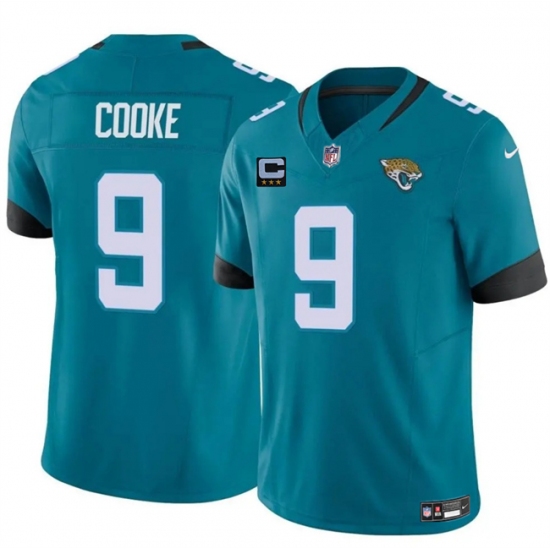 Men's Jacksonville Jaguars #9 Logan Cooke Teal 2025 F.U.S.E. With 3-Star C Vapor Untouchable Limited Football Stitched Jersey - Ujersey