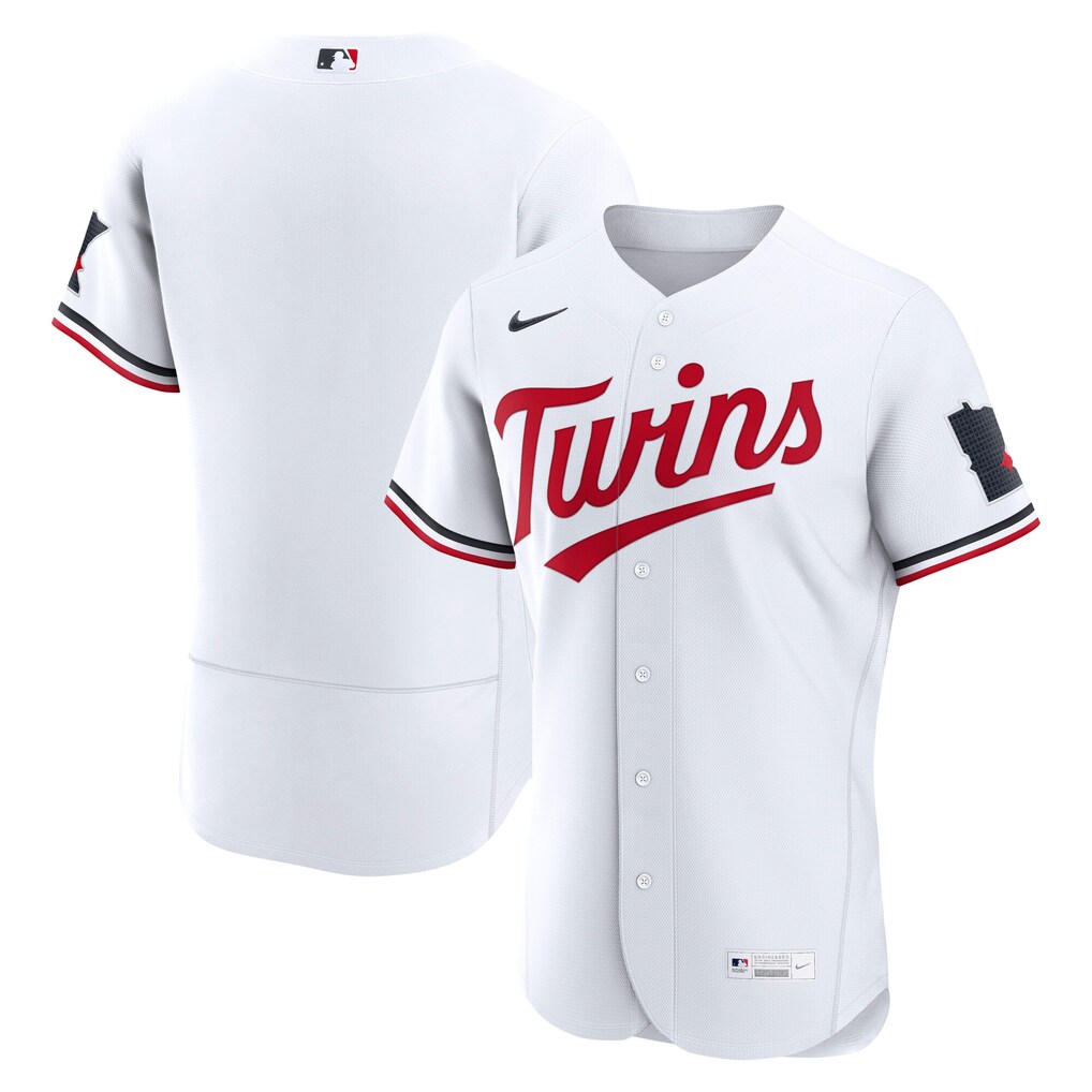 Men's Minnesota Twins  Nike White Home Authentic Jersey - Ujersey