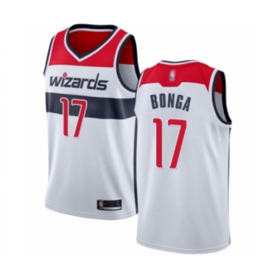 Women's Washington Wizards #17 Isaac Bonga Swingman White Basketball Jersey - Association Edition - Ujersey