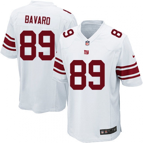 Men's Nike New York Giants #89 Mark Bavaro Game White NFL Jersey - Ujersey