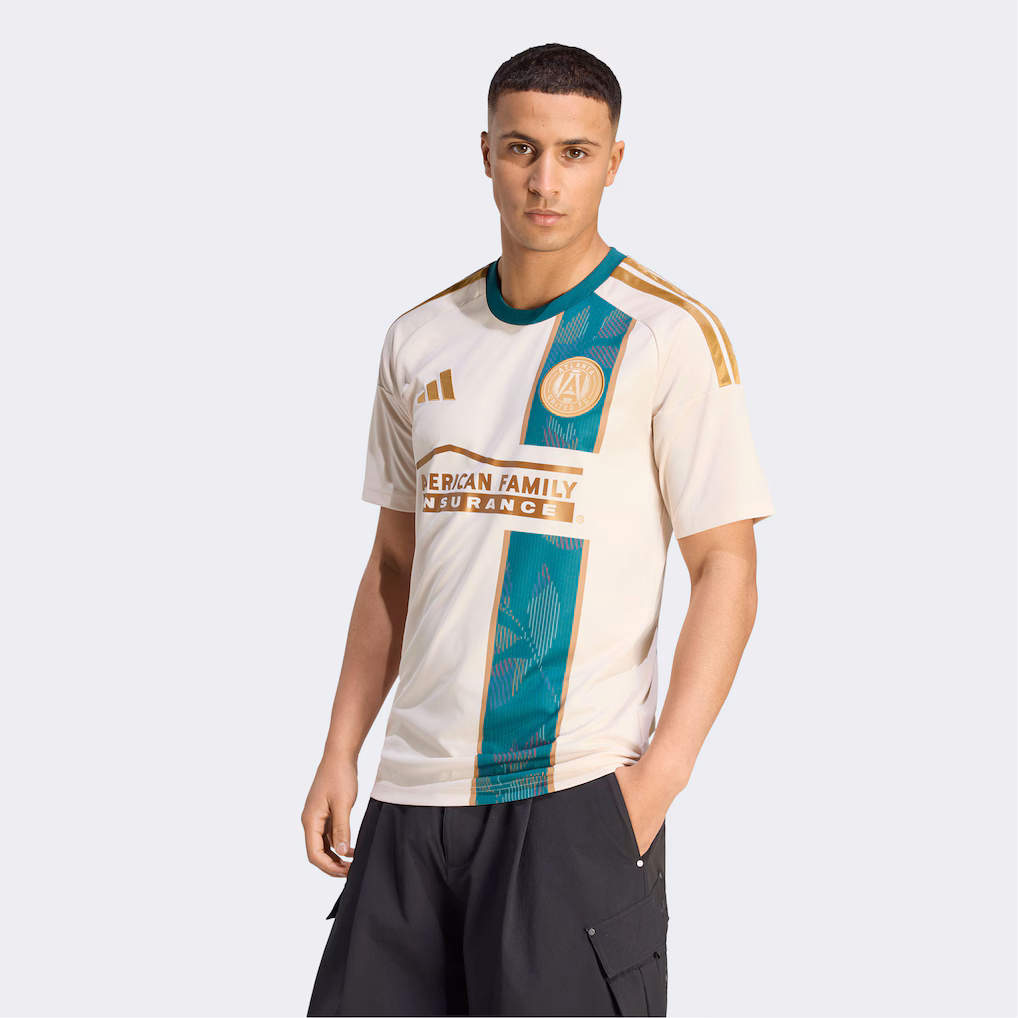 Men's Atlanta United FC adidas Tan 2026 Spirit Of '96 Replica Jersey