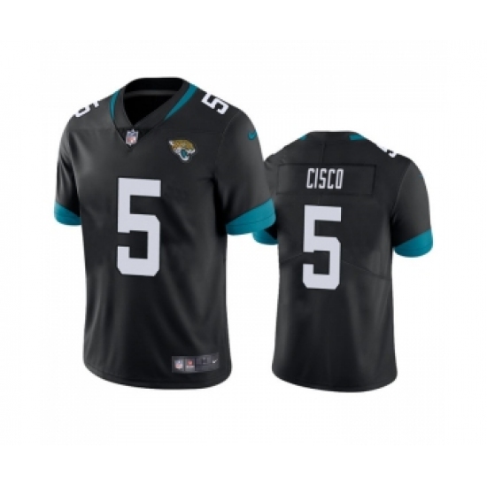 Men's Jacksonville Jaguars #5 Andre Cisco Black Vapor Untouchable Limited Stitched Jersey - Ujersey
